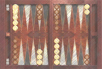 Backgammon board