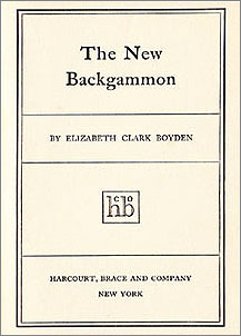 The New Backgammon